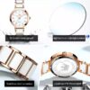 OLEVS 5877 Ceramics Quartz Watch Sweet Gift For Women - Image 4