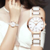 OLEVS 5877 Ceramics Quartz Watch Sweet Gift For Women - Image 2