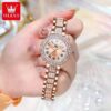 Olevs 9943 Stainless Steel Analog Watch For Women - Image 2
