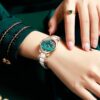 Olevs 3605 Ceramics strap Watch For Women - Image 4