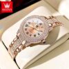 Olevs 9943 Stainless Steel Analog Watch For Women