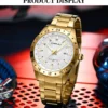 CRRJU 5007 Golden Simple Quartz Watches Fashion Wristwatches for Man - Image 4