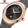 NAVIFORCE 5004 Quartz Ultra Thin Woman Watch - Image 2
