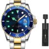 Olevs 5885 Men's wrist watch-Blue - Image 3