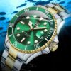 Olevs 5885 Men's wrist watch-Green