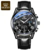 OLEVS 2871 Watch Men's Leather Chronograph - Image 2