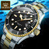 Olevs 5885 Men's wrist watch-golden black - Image 3