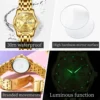OLEVS 5513 Stainless steel Luxury Quartz Original Brand Watch for Men - Image 3