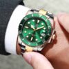 Olevs 5885 Men's wrist watch-Green - Image 2