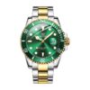 Olevs 5885 Men's wrist watch-Green - Image 3