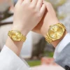 OLEVS 5526 High Quality Luxury Quartz Couple watch - Image 3