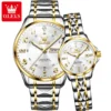 OLEVS 2910 Couple Watch Pair for Men And Women - Image 2