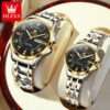 OLEVS 2910 Couple Watch Pair for Men And Women