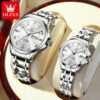 OLEVS 2910 Couple Watch Pair for Men And Women