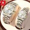 OLEVS 5513 Couple Watch Pair for Men And Women