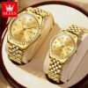 OLEVS 5526 High Quality Luxury Quartz Couple watch