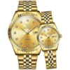OLEVS 5526 High Quality Luxury Quartz Couple watch - Image 2
