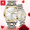 OLEVS 5513 Couple Watch Pair for Men And Women - Image 2