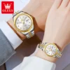 OLEVS 5526 High Quality Luxury Quartz Couple watch - Image 3