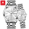 OLEVS 5513 Couple Watch Pair for Men And Women - Image 2