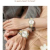 CURREN 9090 Couple Watches For Quartz Watches Men Women Stainless Steel - Image 3