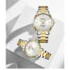 CURREN 9090 Couple Watches For Quartz Watches Men Women Stainless Steel - Image 4