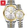 OLEVS 5526 High Quality Luxury Quartz Couple watch - Image 2