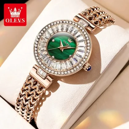 OLEVS 9959 Womens Quartz Starry Dial Watch