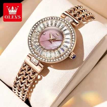 OLEVS 9959 Women’s Quartz Starry Dial Watch