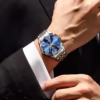 POEDAGAR 810 Fashion Top Brand Luxury business Quartz Watch Stainless Steel Men Watch Luminous Waterproof Date Watch for Men - Image 4