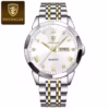 POEDAGAR 810 Fashion Top Brand Luxury business Quartz Watch Stainless Steel Men Watch Luminous Waterproof Date Watch for Men