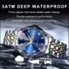 POEDAGAR 810 Fashion Top Brand Luxury business Quartz Watch Stainless Steel Men Watch Luminous Waterproof Date Watch for Men - Image 3