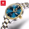Olevs Ladies Watch 3612- Blue - Image 3