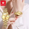 Olevs Ladies Watch 3612- Golden - Image 2