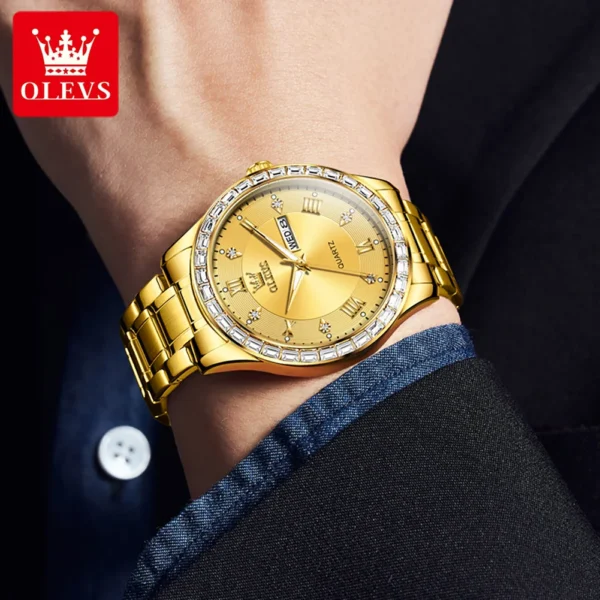 Olevs 9906 Premium Gents Watch - Image 3