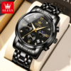 OLEVS 2858 Quartz Stainless Steel Watch for Men’s