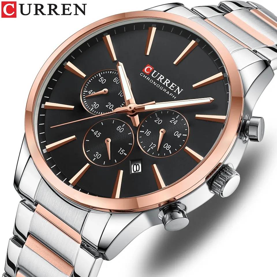 CURREN 8435 Quartz Chronograph Watch For Men - Image 4