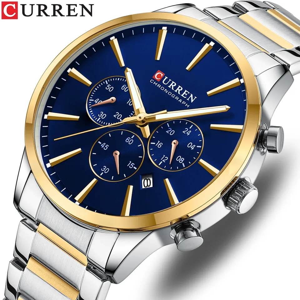CURREN 8435 Quartz Chronograph Watch For Men - Image 2