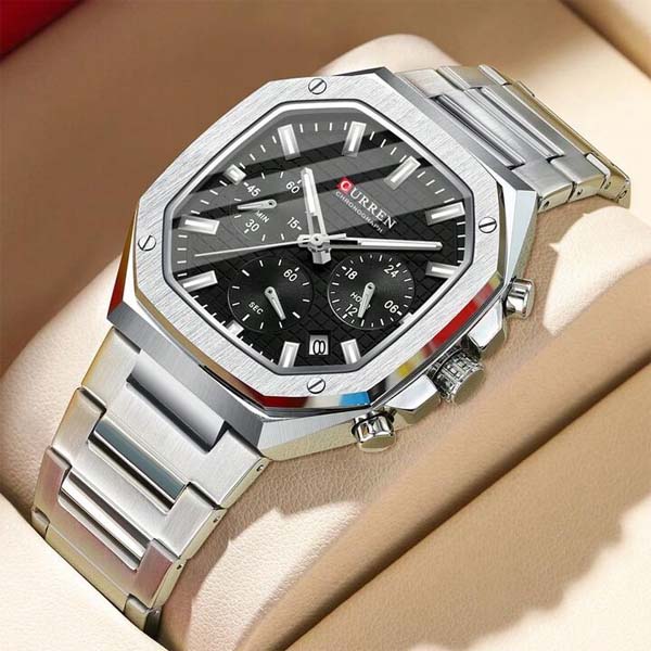 CURREN 8459 Quartz Chronograph Watch for Men