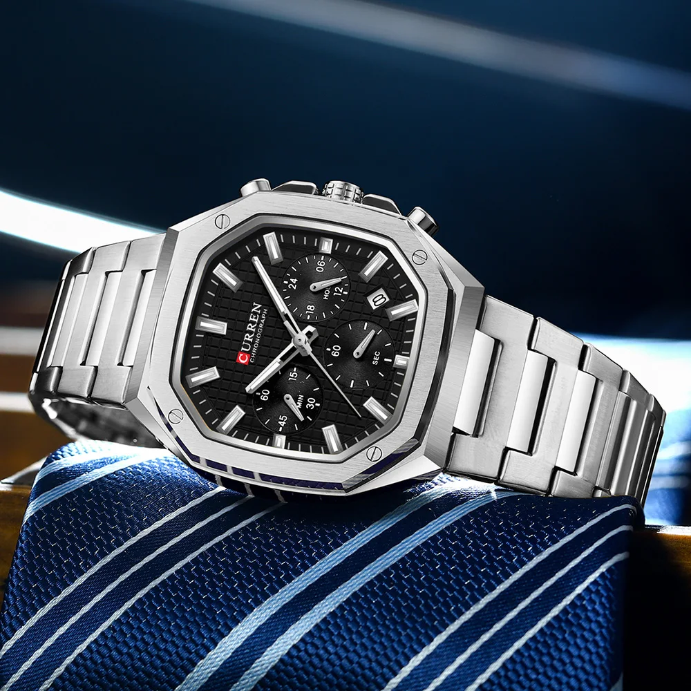 CURREN 8459 Quartz Chronograph Watch for Men - Image 2