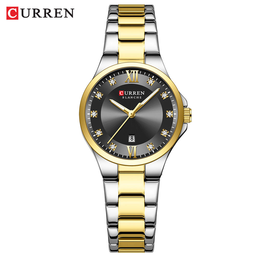 CURREN 9107 Quartz Stainless Steel Watch for Women - Image 2