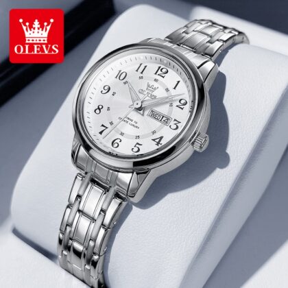 OLEVS 2891 Quartz Watch Week Display Calendar