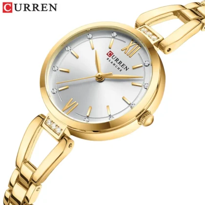 CURREN 9092 Quartz Stainless Steel Watch For Women