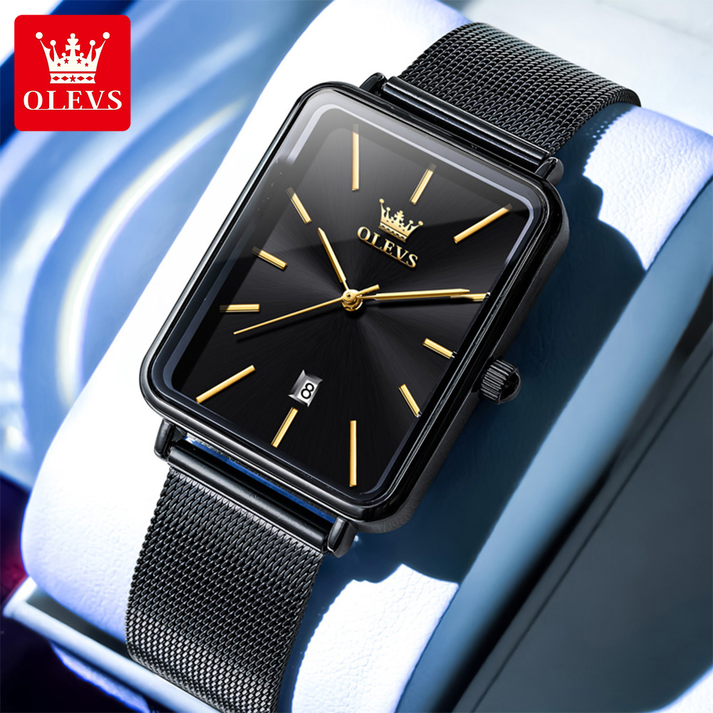 OLEVS 3692 Gent's Square Quartz Watch