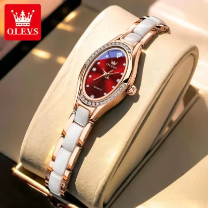OLEVS 7131 Elegance Quartz Movement Watch For Women